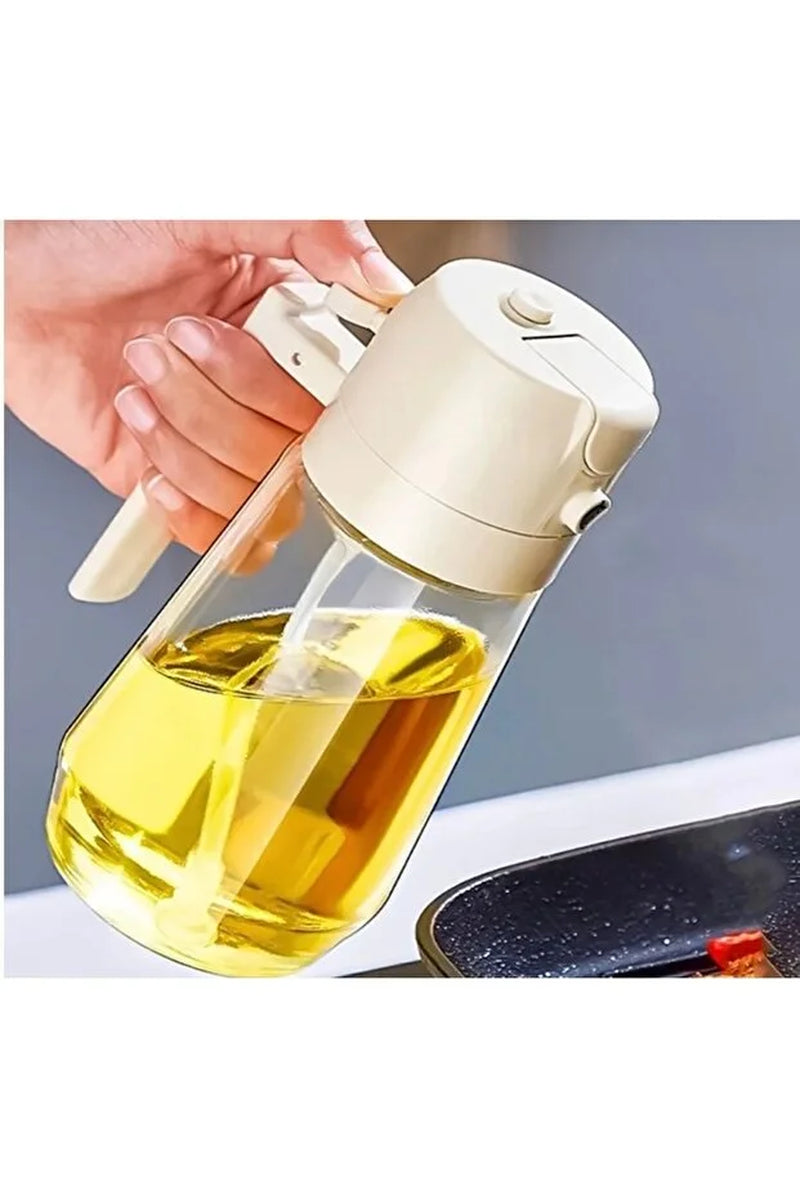 Glass Oil Spray Bottle - Cooking Oil Dispenser