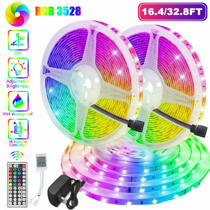 32FT LED Strip Lights - Waterproof for Indoor Outdoor Use