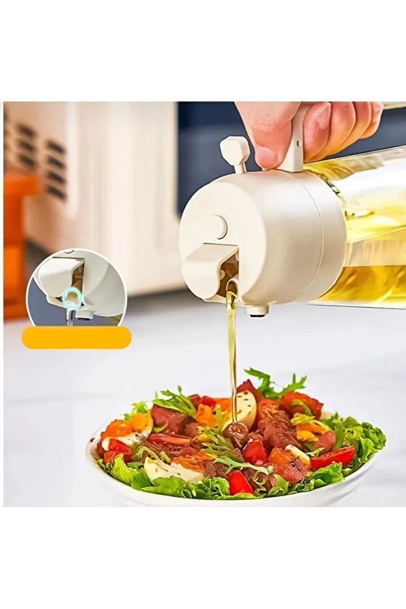 Glass Oil Spray Bottle - Cooking Oil Dispenser