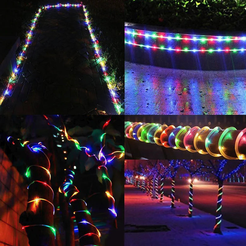 33FT 100 LED Light String - Outdoor Garden Decoration Lights