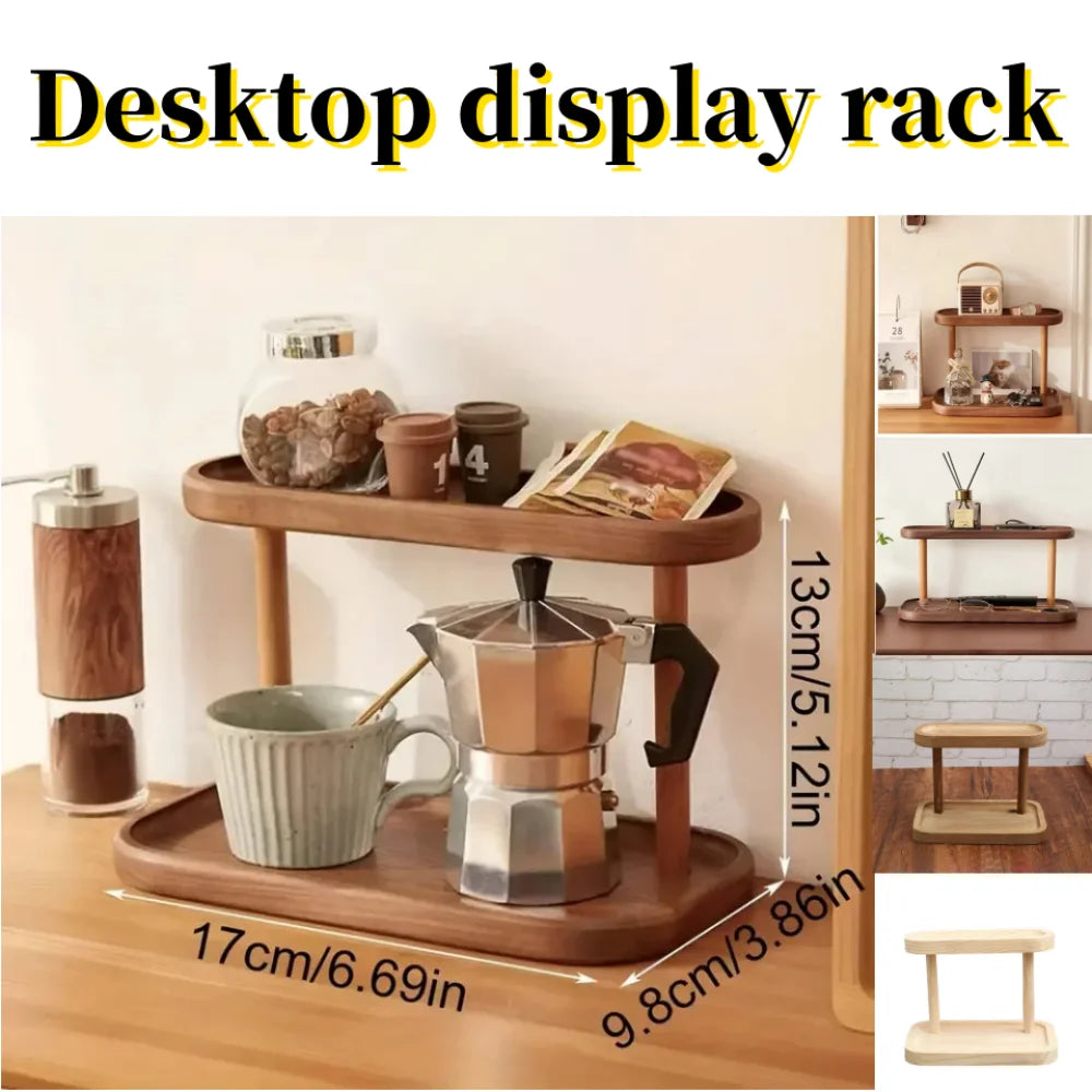 Wooden Storage Rack - 2 Layers