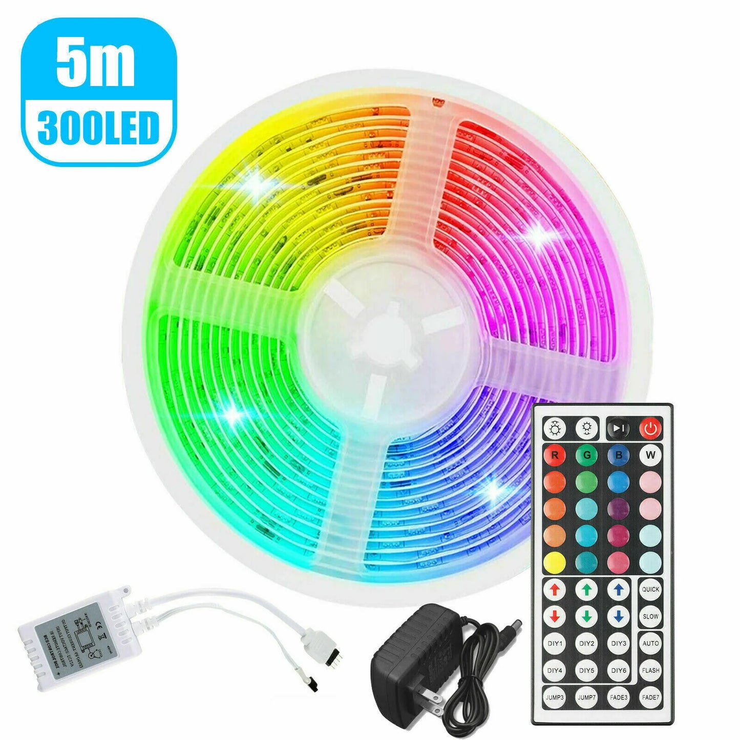 32FT LED Strip Lights - Waterproof for Indoor Outdoor Use