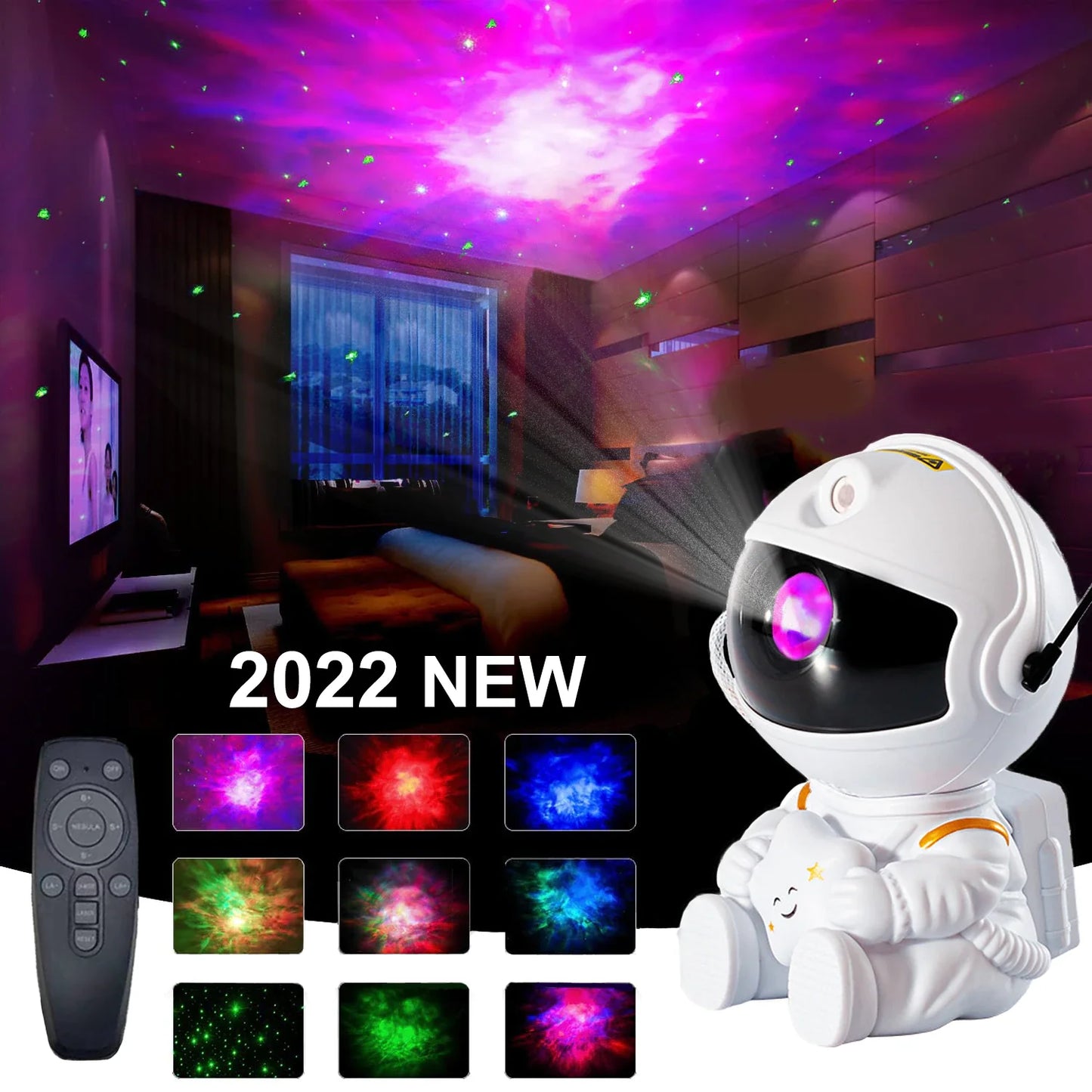 Astronaut Star Projector - Galaxy Lamp Night Light for Decoration