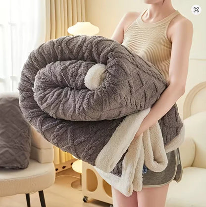 Cottonblue Weighted Blanket for Adults Queen Size Sherpa Fleece