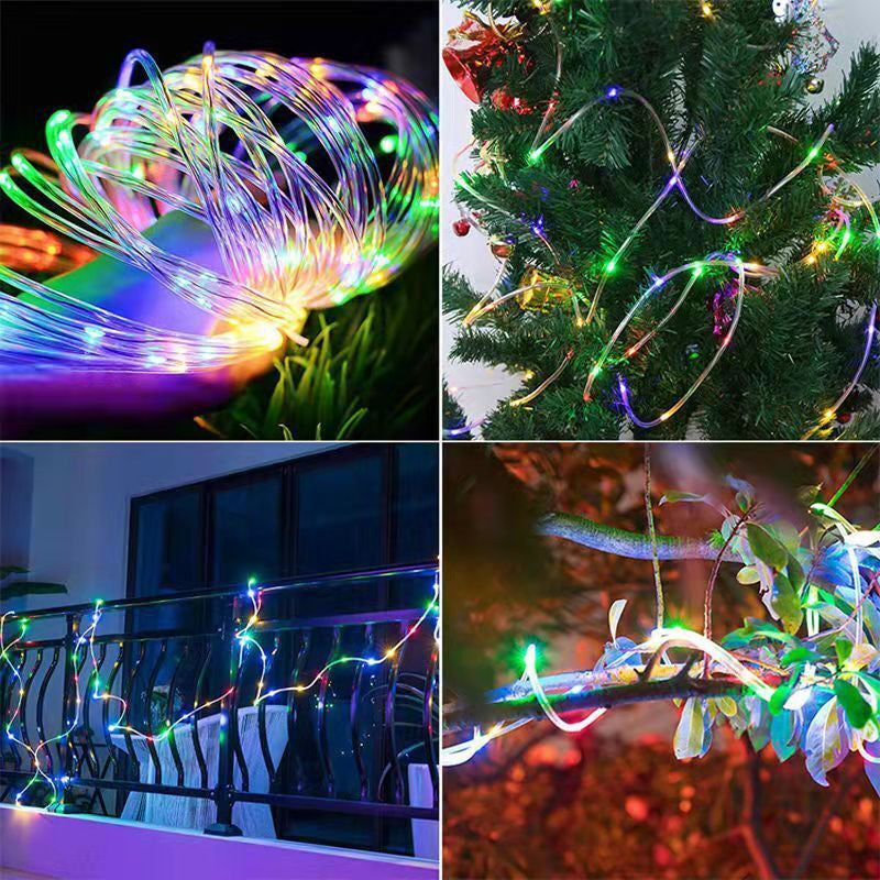 33FT 100 LED Light String - Outdoor Garden Decoration Lights