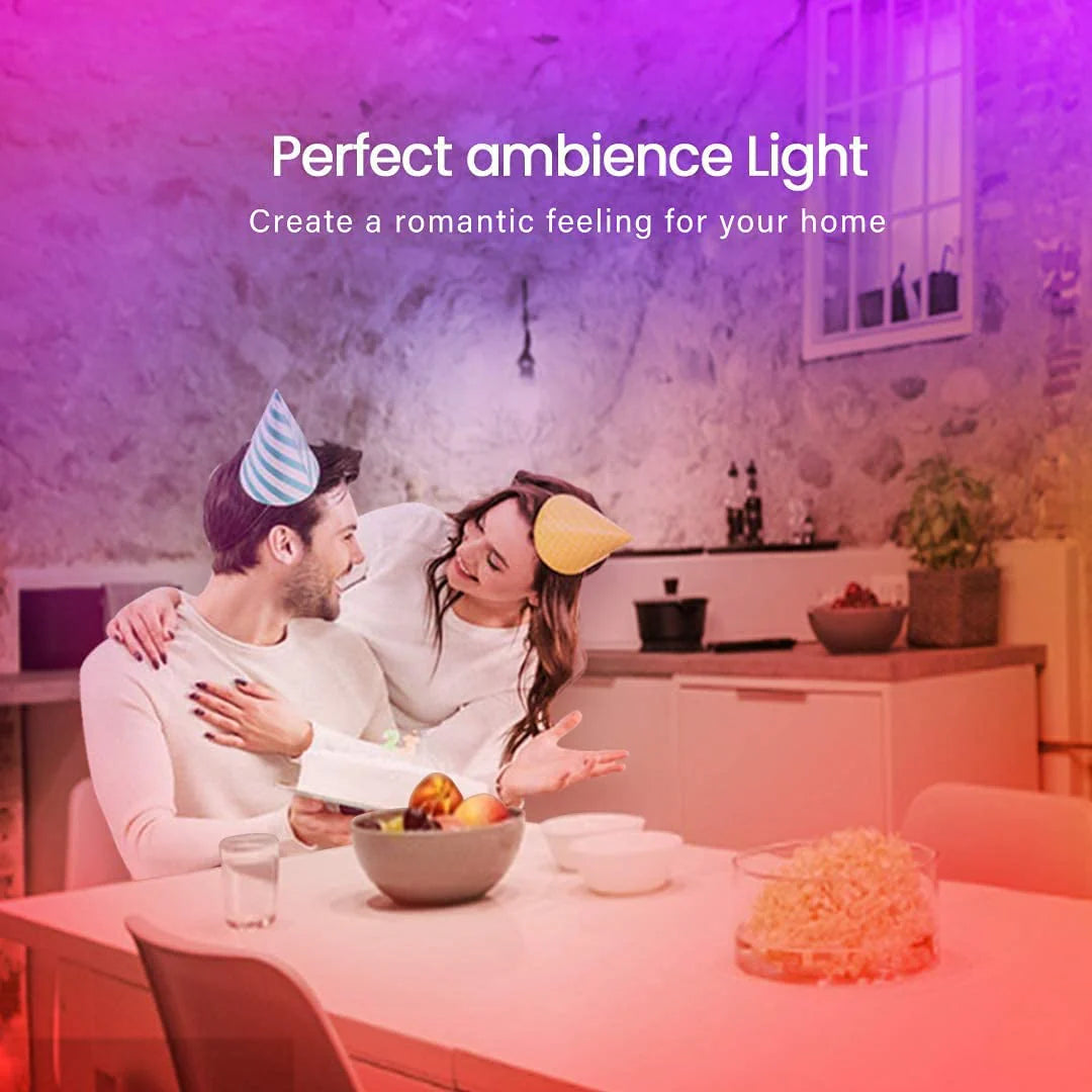 50 FT LED Strip Lights - Color Changing Light Strip with Music Sync, Phone Controller and IR Remote