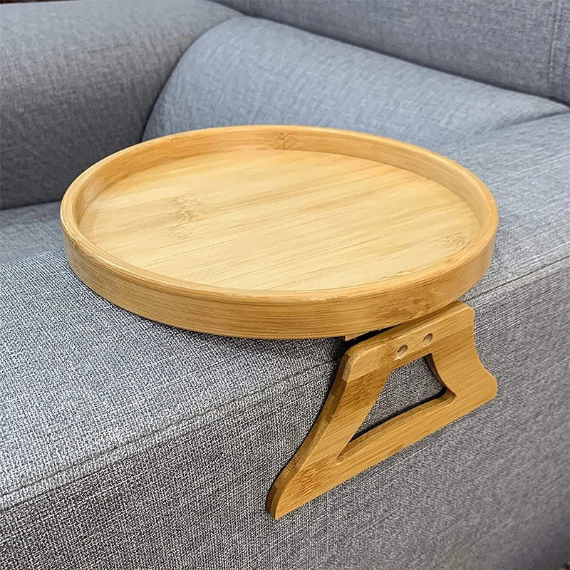 Sofa Armrest Clip on Tray Table