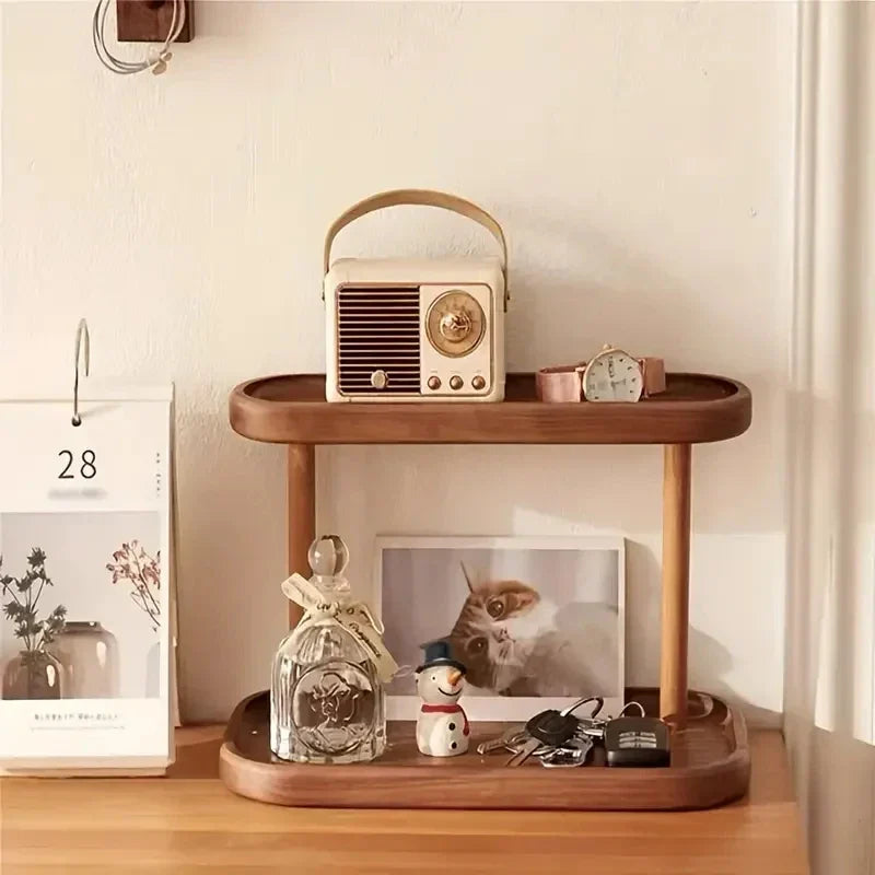 Wooden Storage Rack - 2 Layers