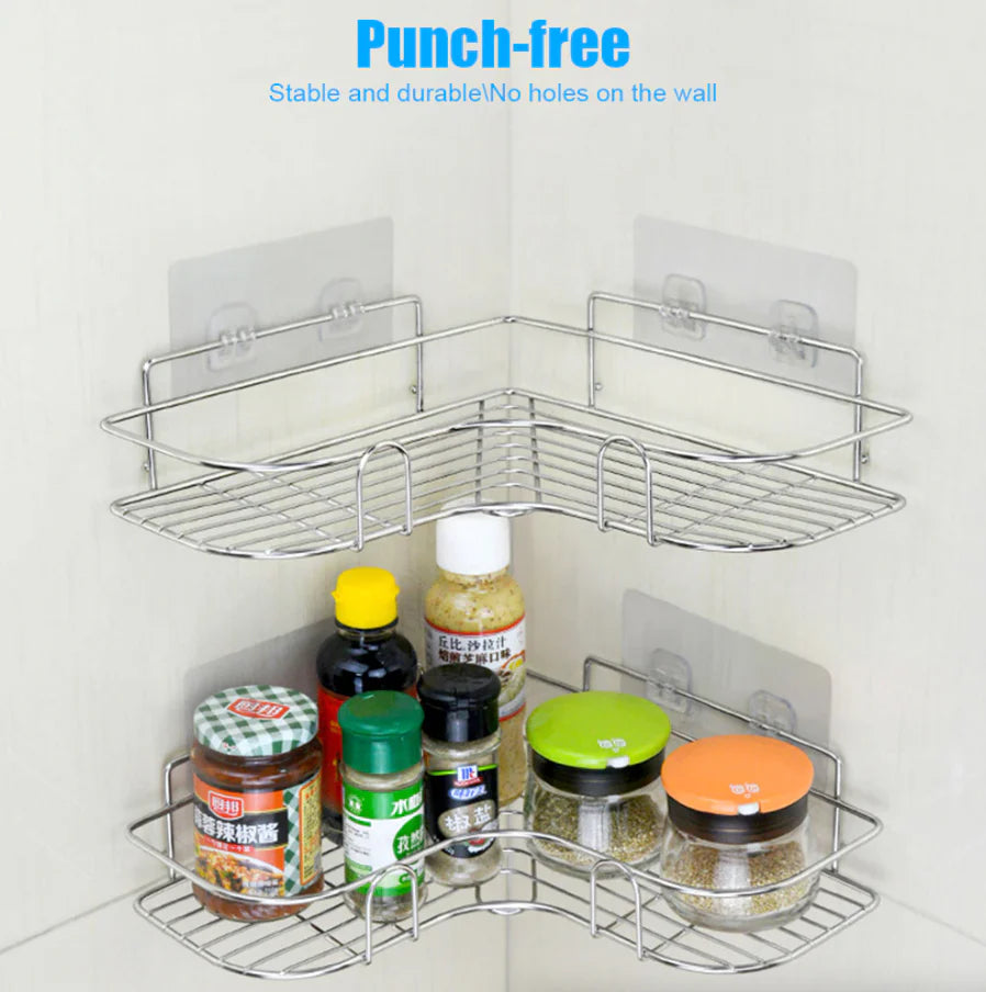 Shower Caddy Shelf - Corner Storage Organizer Rack