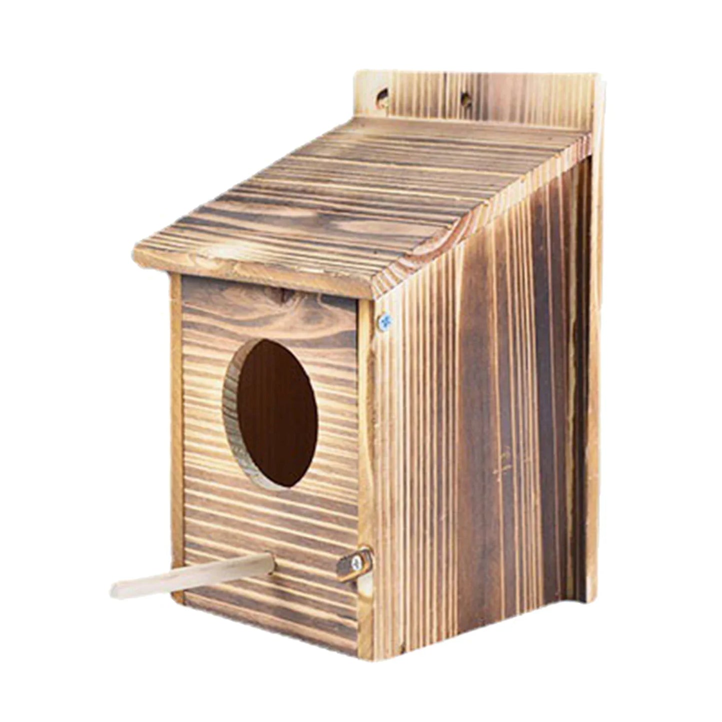 Bird House for outside - Wood Cedar Blue Bird Box House