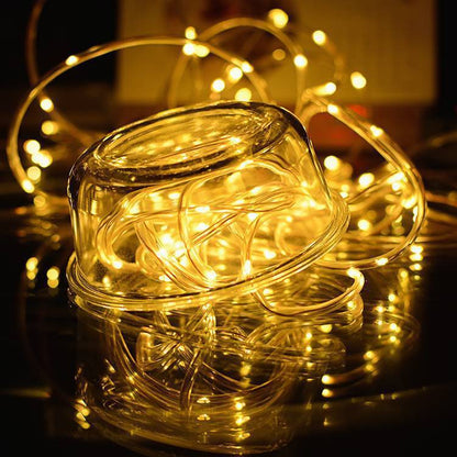 33FT 100 LED Light String - Outdoor Garden Decoration Lights