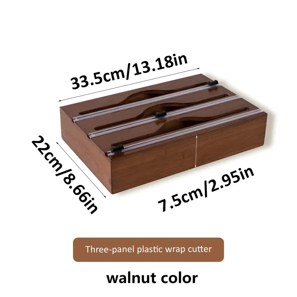 Wrapneat - 3 in 1 Wrap Organizer with Cutter and Labels
