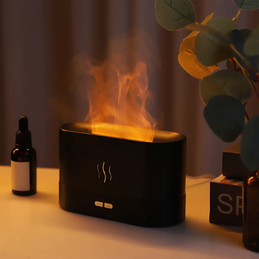 Flame Fire Humidifier - Aromatherapy Diffuser