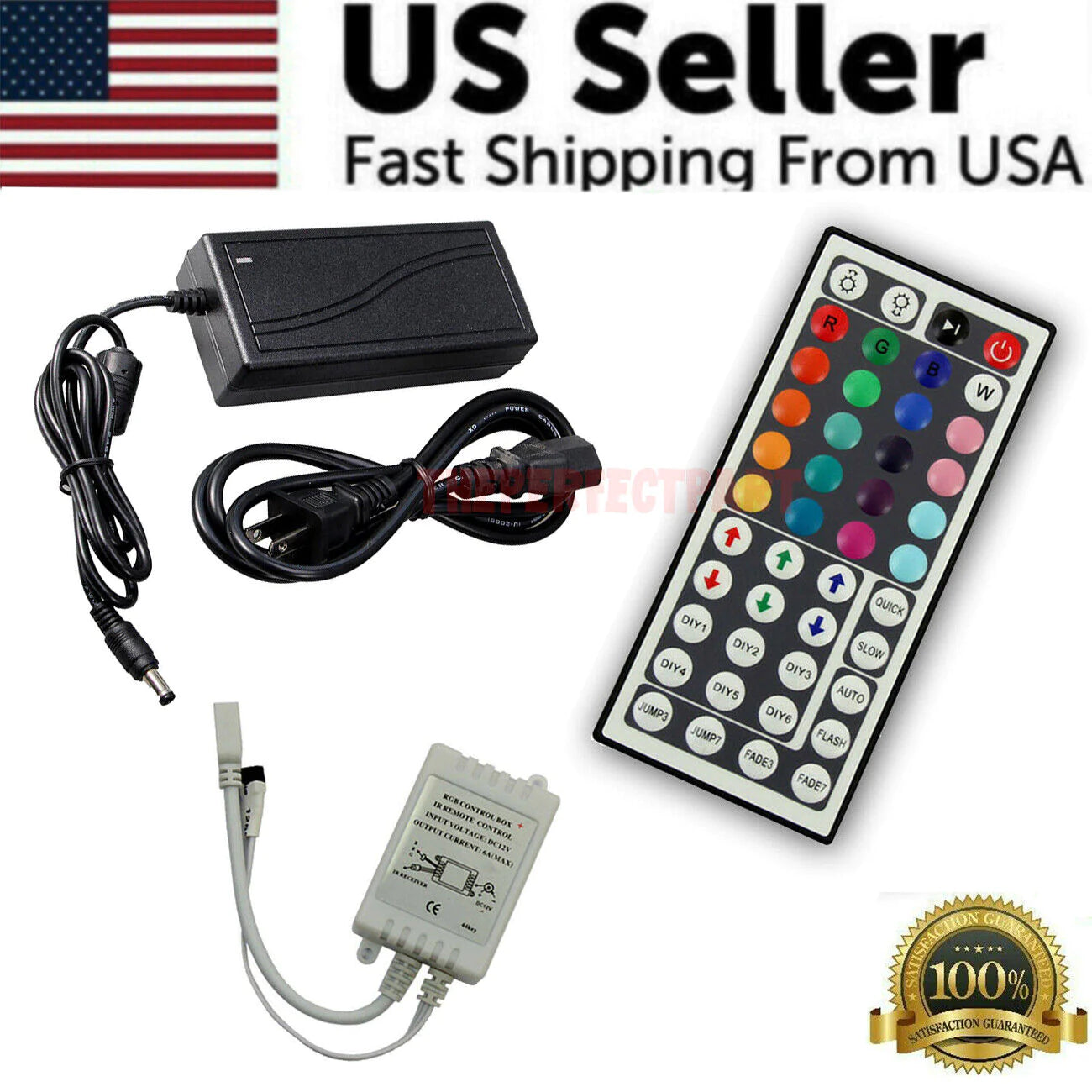 32FT LED Strip Lights - Waterproof for Indoor Outdoor Use