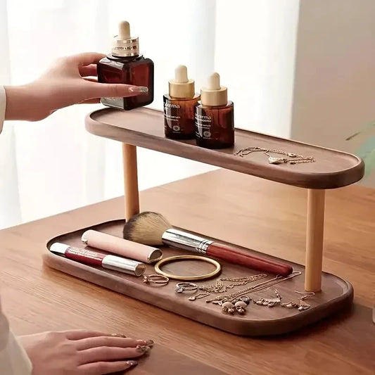 Wooden Storage Rack - 2 Layers