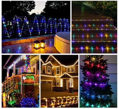 33FT 100 LED Light String - Outdoor Garden Decoration Lights