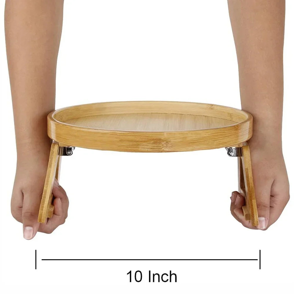 Sofa Armrest Clip on Tray Table